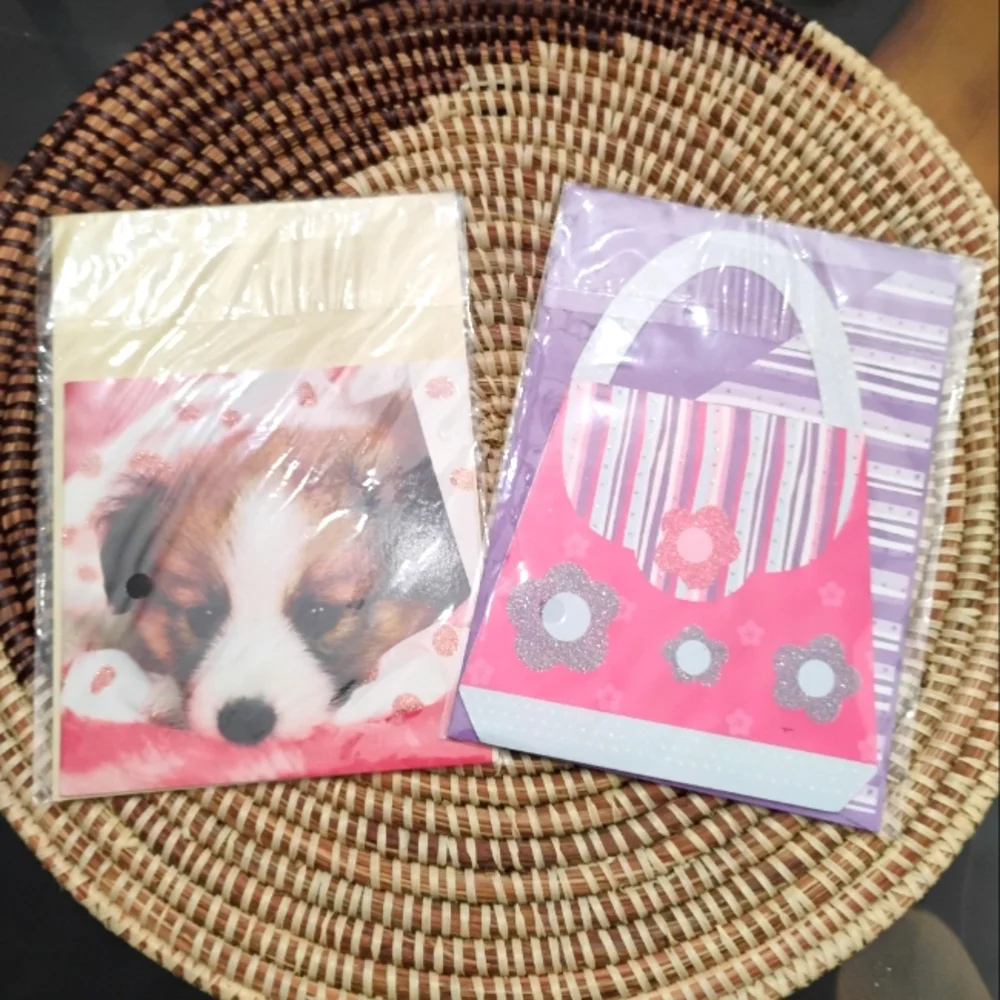 2 Greeting Cards - Get Well Soon & Birthday